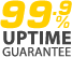 netLogistics offers 99.9% Uptime Guarantee!